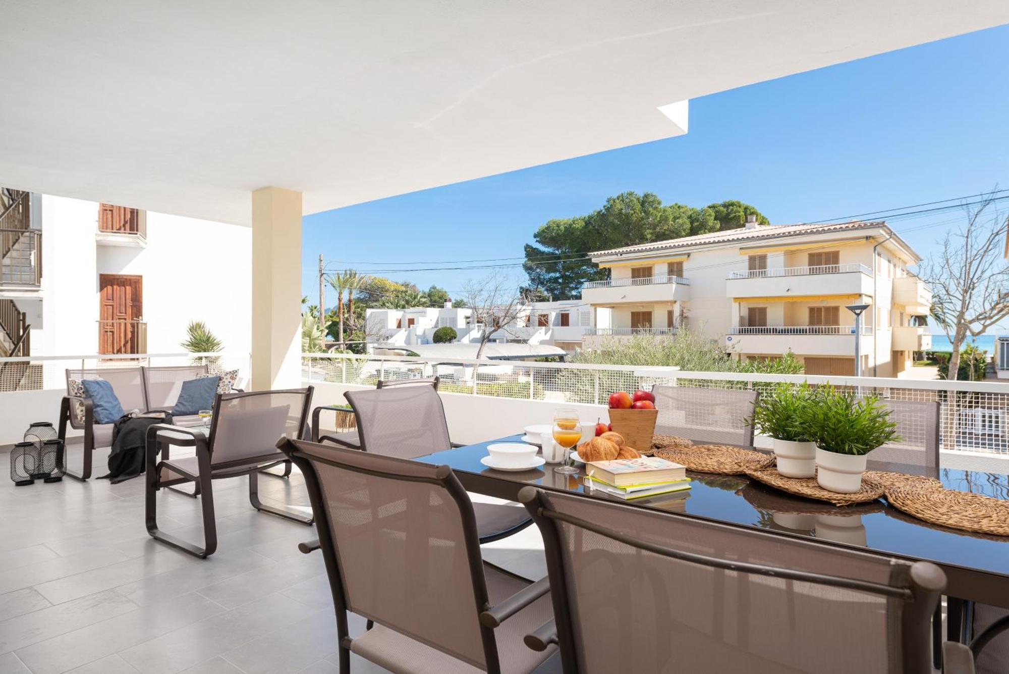 Apartamento Concha Junto A Playa, Clavells 1 1Er D Alcudia  Exteriör bild